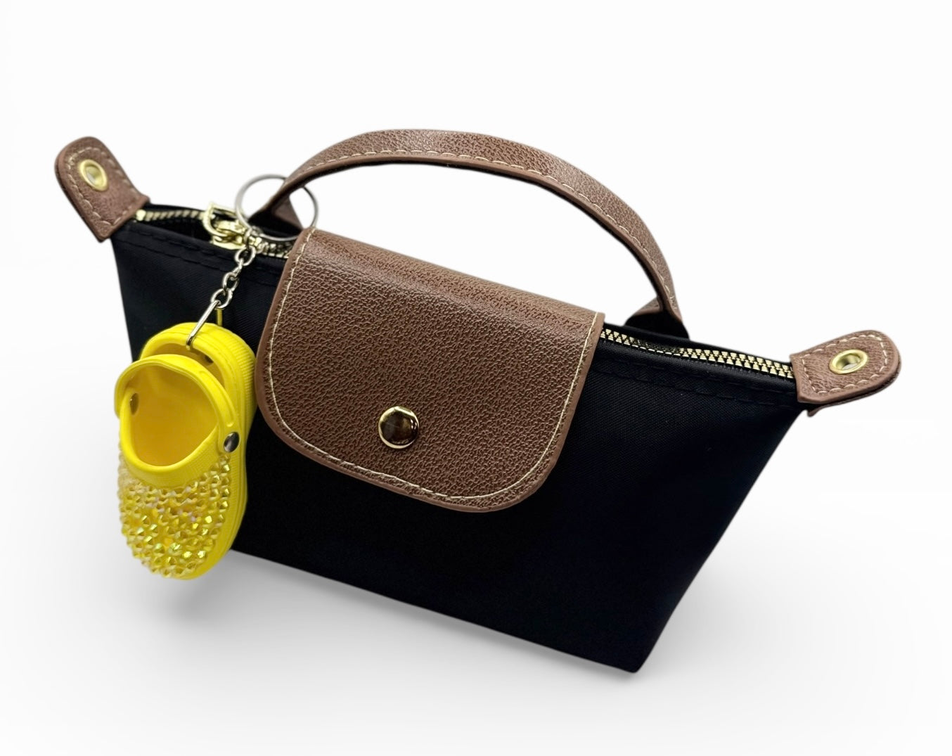 Rhinestone Croc Keychains