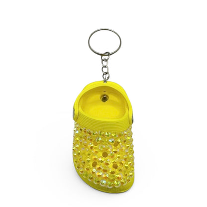 Rhinestone Croc Keychains