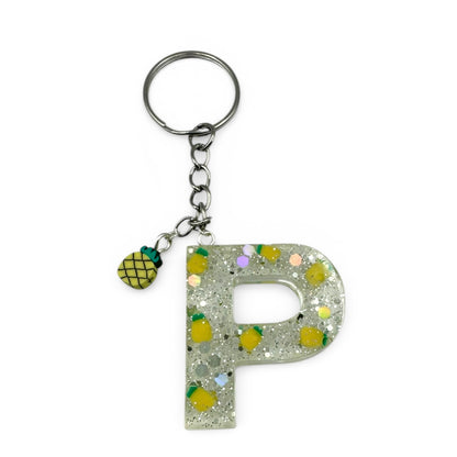 Custom Resin Letter Keychain