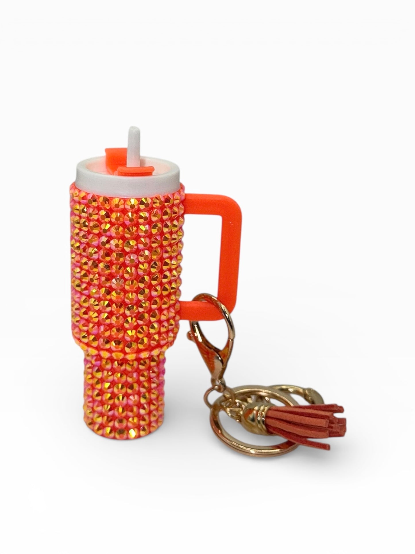 Rhinestone Tumbler Keychains