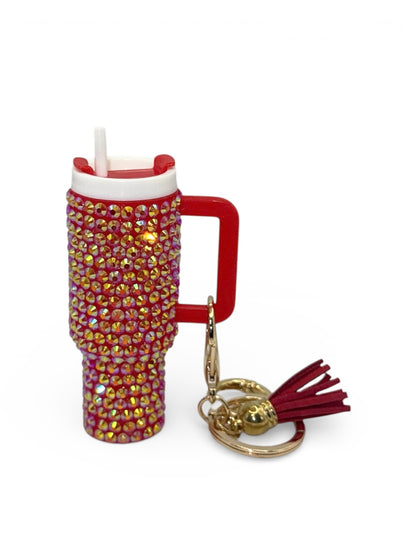 Rhinestone Tumbler Keychains