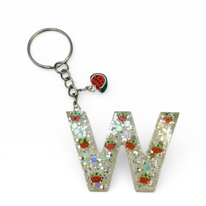 Custom Resin Letter Keychain