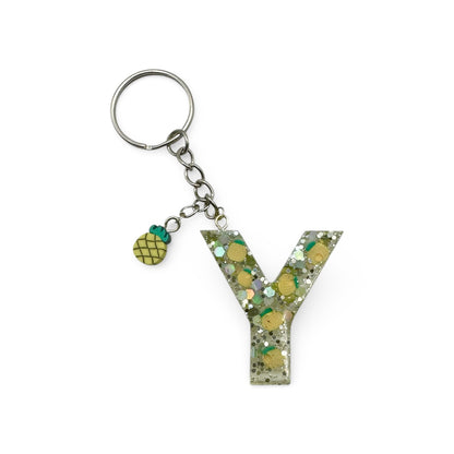 Custom Resin Letter Keychain