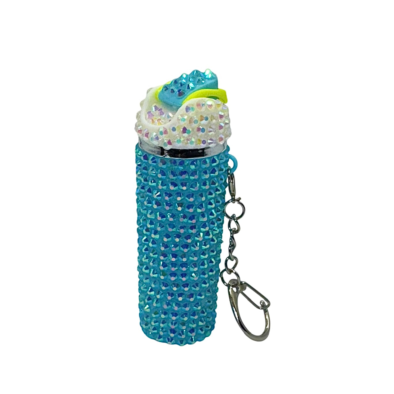 Rhinestone Water Bottle Keychain
