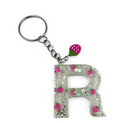 Custom Resin Letter Keychain
