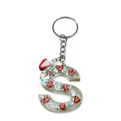 Custom Resin Letter Keychain