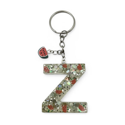 Custom Resin Letter Keychain