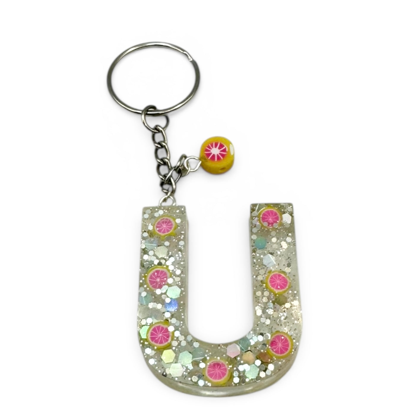 Custom Resin Letter Keychain