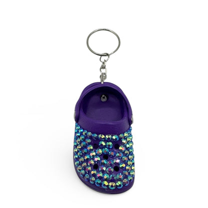 Rhinestone Croc Keychains