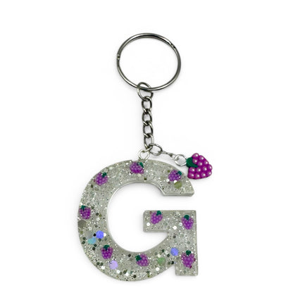 Custom Resin Letter Keychain