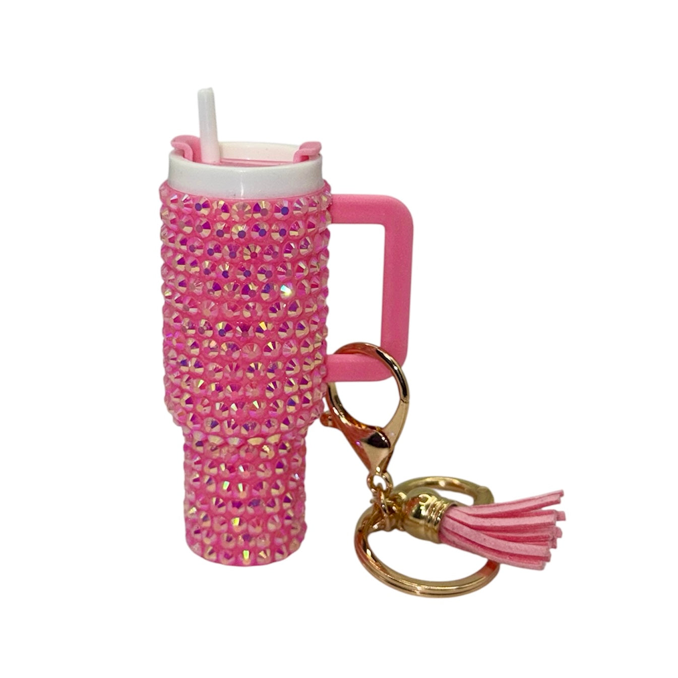 Rhinestone Tumbler Keychains