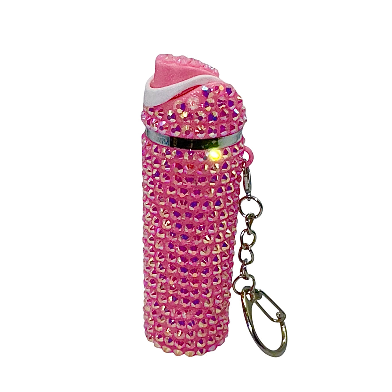 Rhinestone Water Bottle Keychain