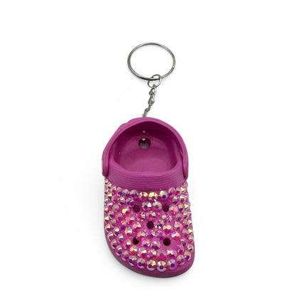 Rhinestone Croc Keychains