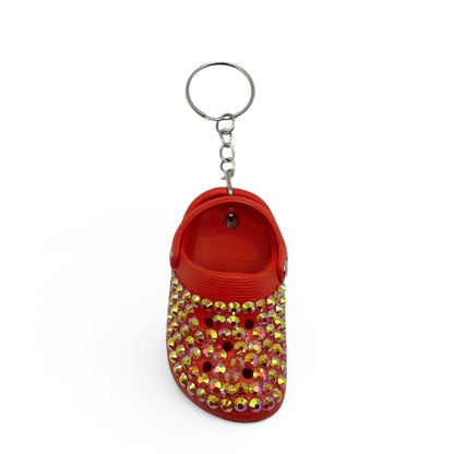Rhinestone Croc Keychains