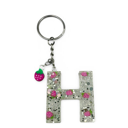 Custom Resin Letter Keychain