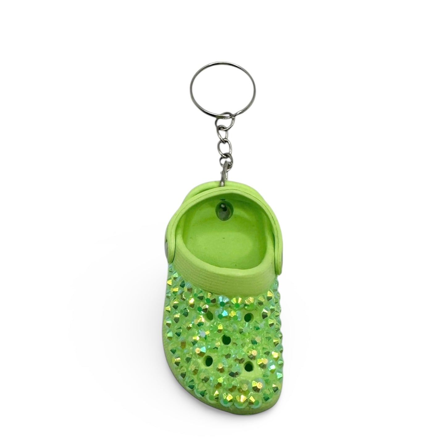 Rhinestone Croc Keychains