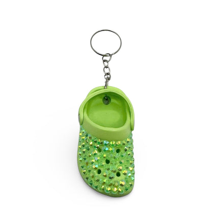 Rhinestone Croc Keychains