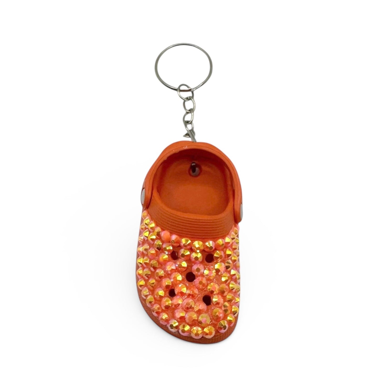 Rhinestone Croc Keychains