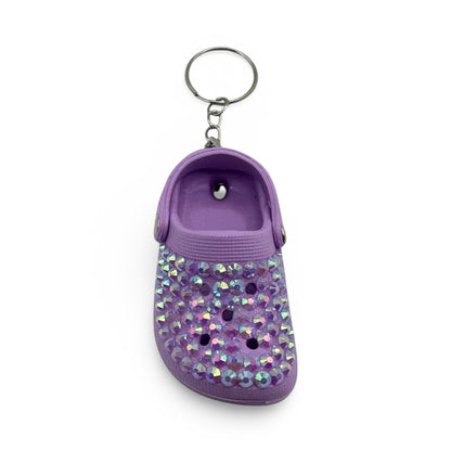 Rhinestone Croc Keychains