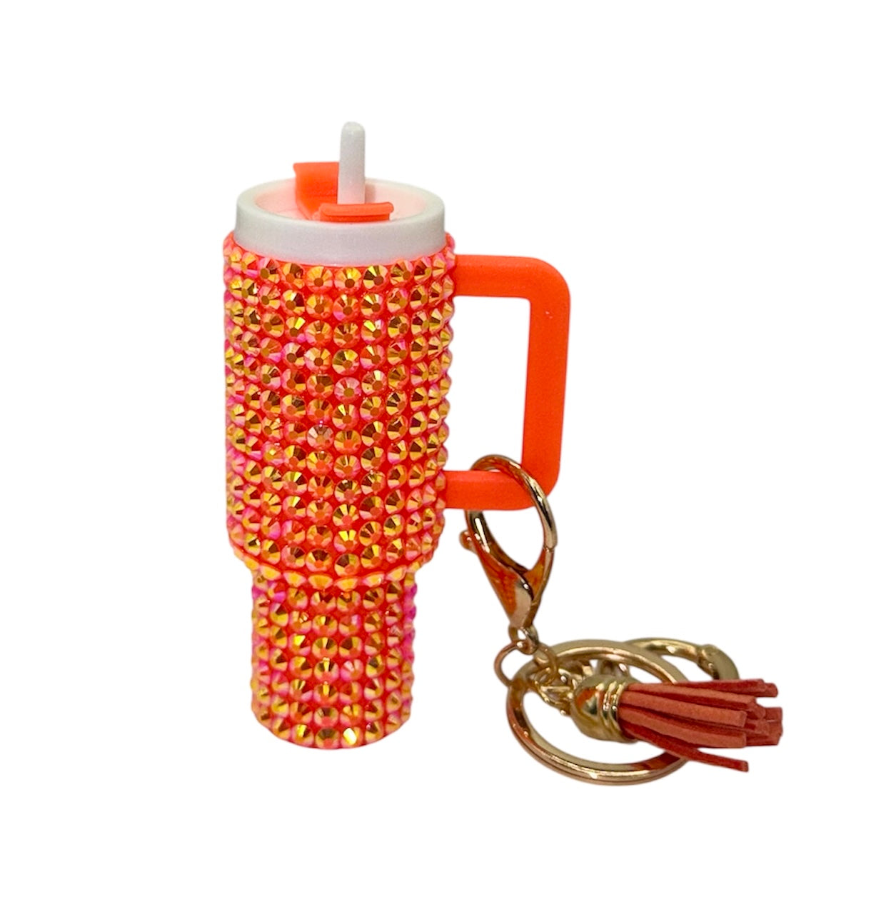 Rhinestone Tumbler Keychains