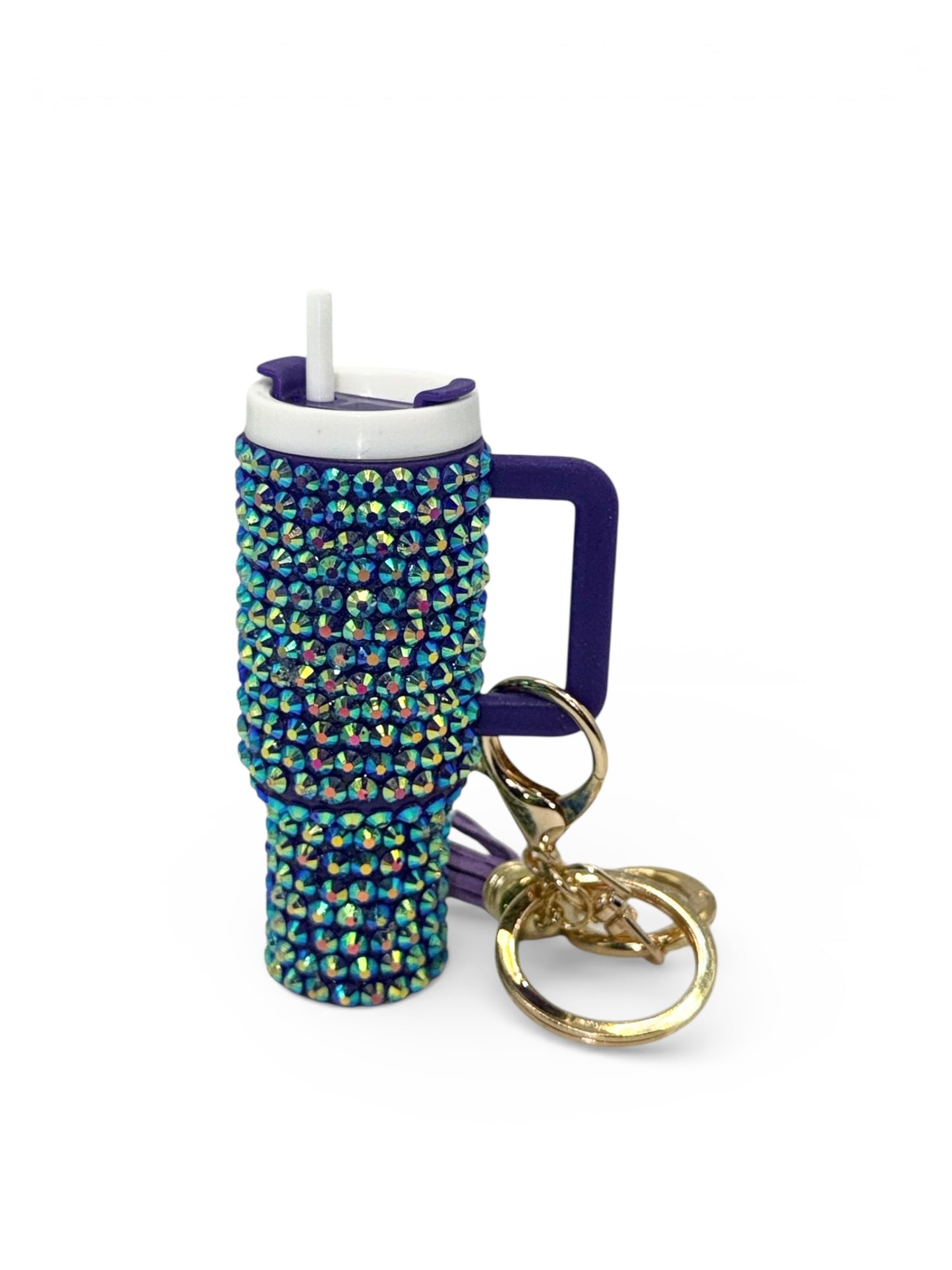 Rhinestone Tumbler Keychains